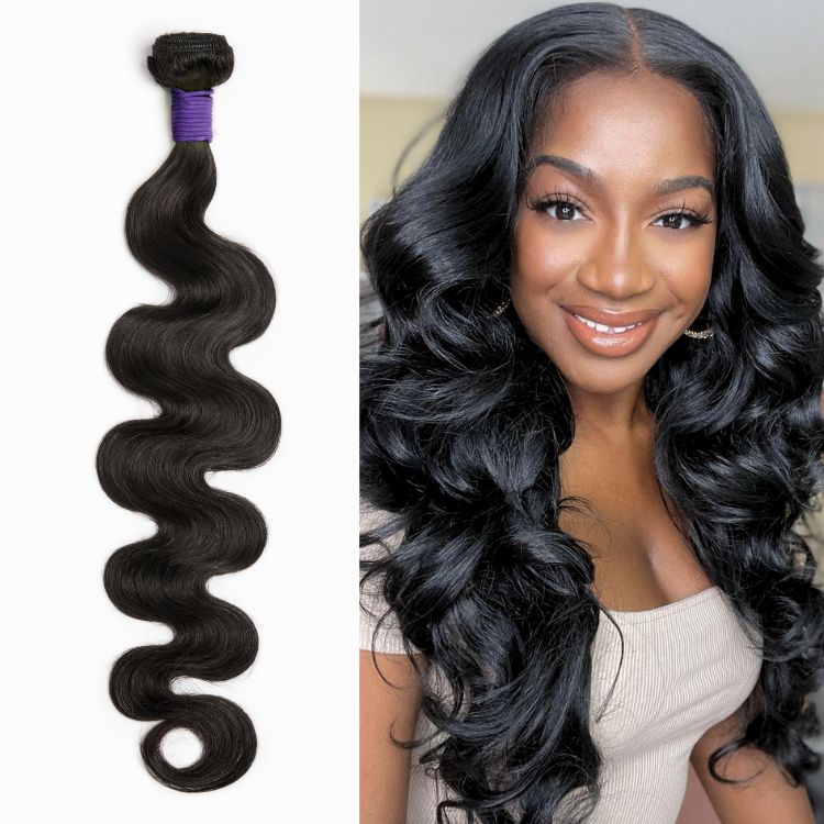 Upgraded Brazilian Hair , 1pc Body Wave 100% Virgin Brazilian Human Hair Bundle