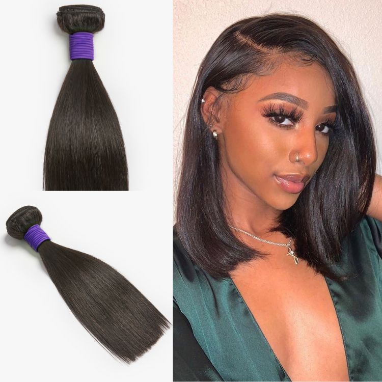 Upgraded Brazilian Hair | 1pc Straight 100% Virgin Brazilian Human Hair Bundle-image-40792763236442