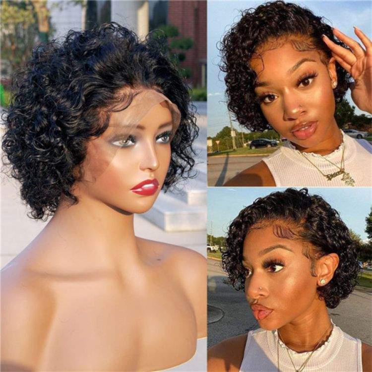 Luvme Hair 180% Density Deep Wave Glueless 13x4 Frontal Lace Wig - US Only