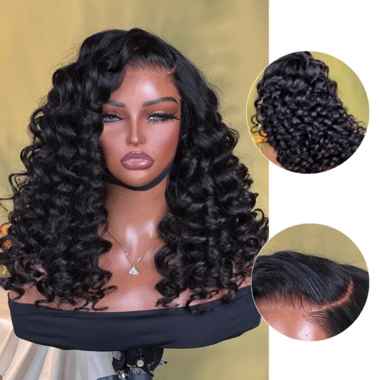 Luvme All-Day Comfortâ¢ Wig Bouncy Wand Curly 7x6 Closure HD Glueless Wig Pre-Cut Lace