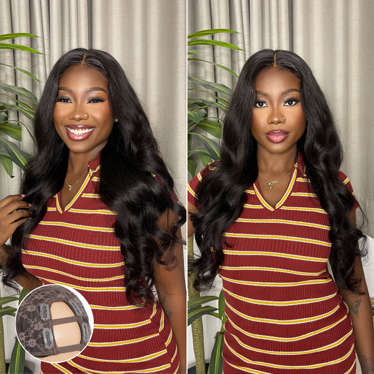 New Customers Only | Body Wave / Straight / Kinky / Deep Wave Human Hair U Part Wig-image-42014766071898