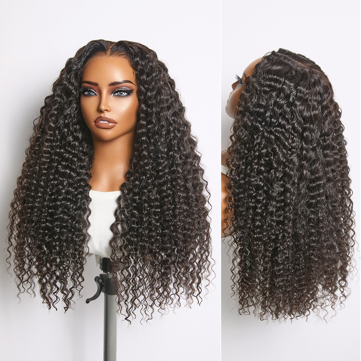 Luvme All-Day Comfort Wig 200% Density Deep Wave Glueless 7x6 Closure HD Lace Human Hair Wig Pre-Cut Lace-image-42806270099546