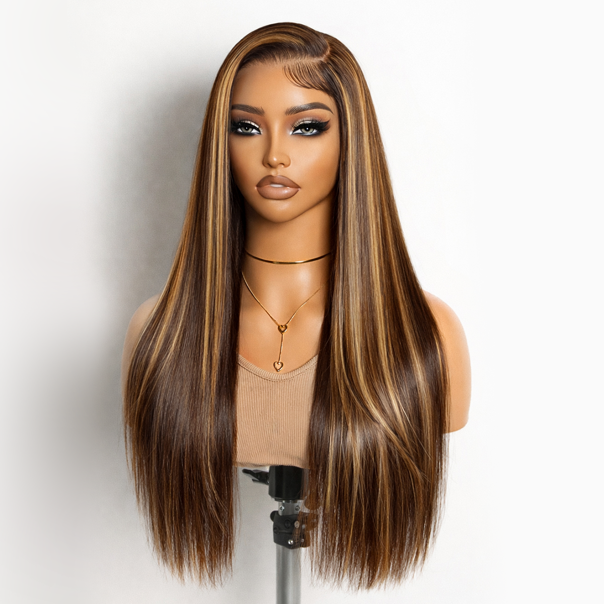 US Only | Luvme All-Day Comfortâ¢ Wig 180% / 250% Density Bone Straight with Baby Hair PartingMax Glueless 7x6 Closure HD Lace Wig Pre-Cut Lace