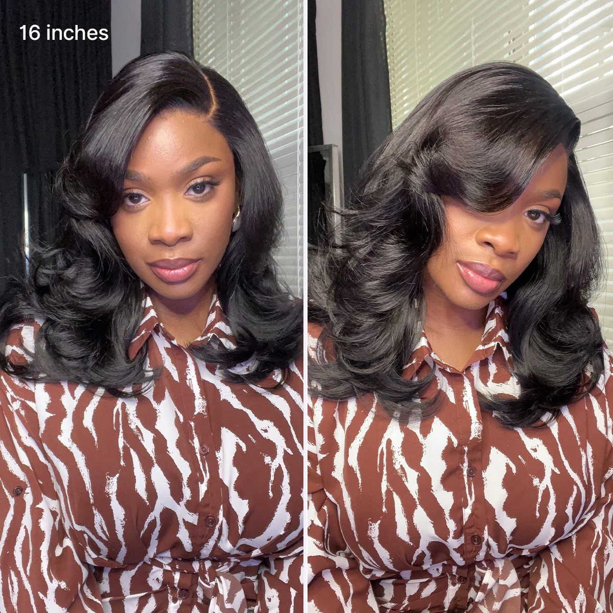 Effortlessly Chic Butterfly Cut Layered Wavy Glueless HD Minimalist Lace Short Wig-image-41306773028954