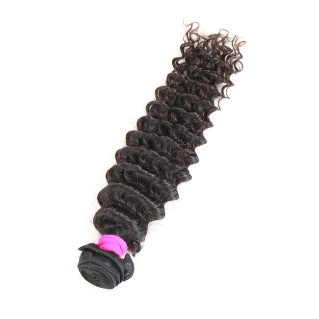 1pc Deep Wave 100% Virgin Human Hair Bundle-image-3542276931613